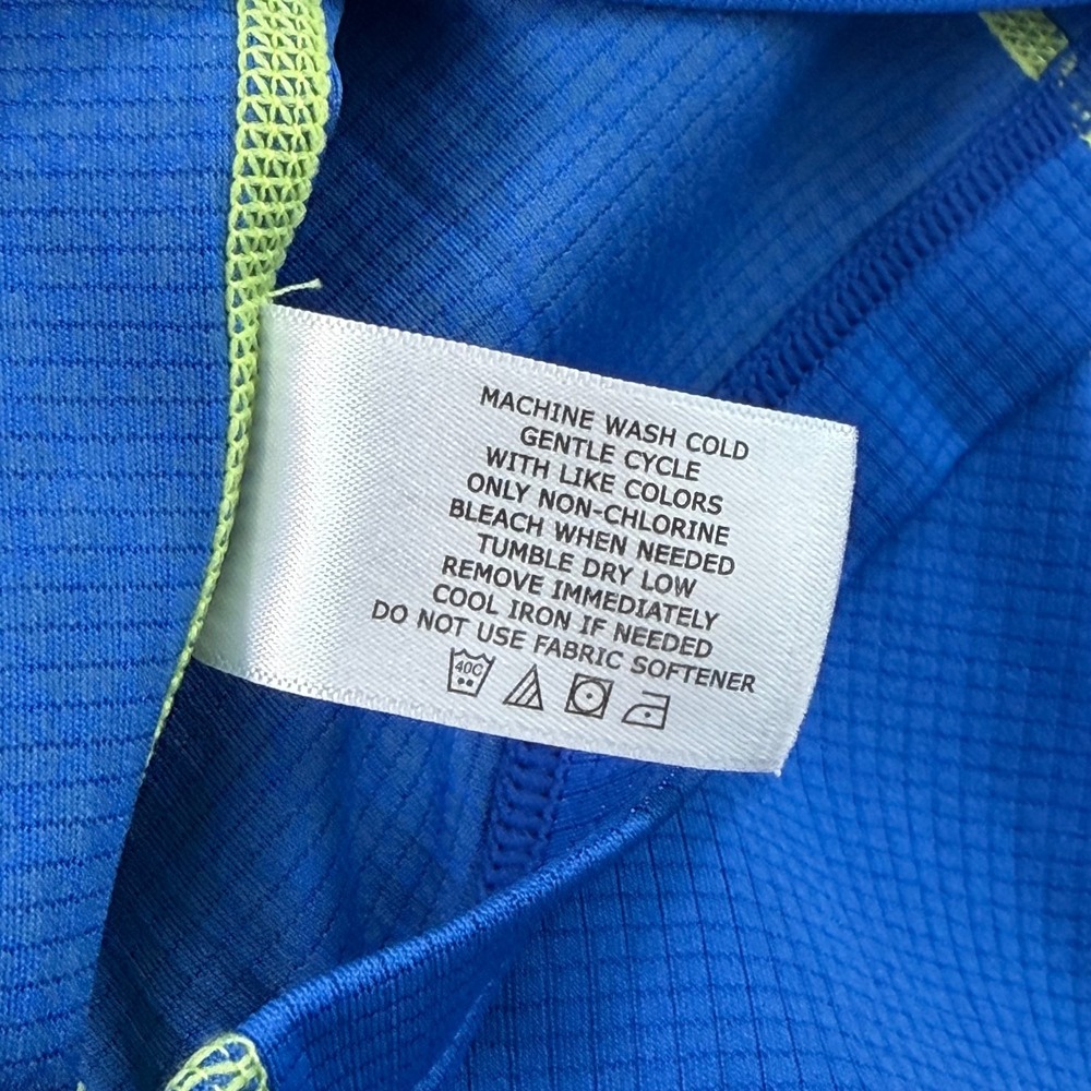 Coolibar Performance 1/4 Zip Pullover Men Large B… - image 8